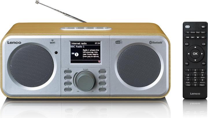 Image du produit Lenco DIR-141 (FM, DAB+ DAB, PLL, VHF, Webradio, Bluetooth, WiFi)