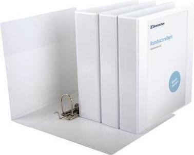 Produktbild Soennecken Präsentationsringbuch 4142 DIN A4 50mm 2Ringe weiss (A4, 50 mm, 1 Stück)