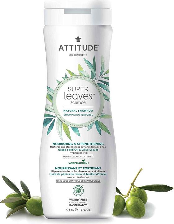 Actual product image Attitude Super Leaves (473 ml, Liquid shampoo)