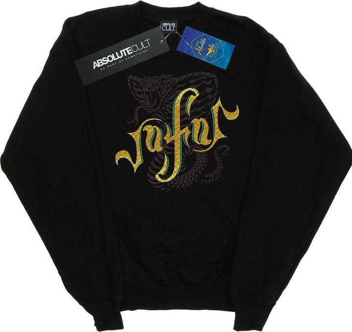 Produktbild Disney Jungen Aladdin Film Jafar Schlange Logo Sweatshirt (140, 146)
