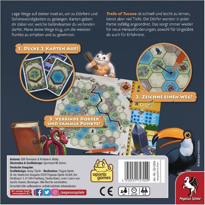 Actual product image Pegasus Trails of Tucana (German)
