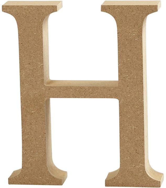 Actual product image Creativ Company Wooden letter H