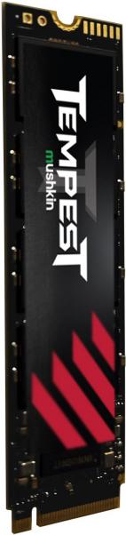 Actual product image Mushkin Tempest 512 GB SSD, PCIe 3.0 x4, NVMe 1.4, M.2 2280 (512 GB, M.2 2280)