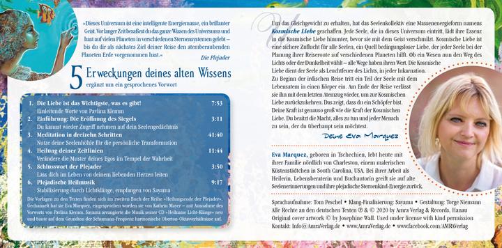 Immagine prodotto Codice di guarigione dei Pleiadiani (CD di pratica 2) (Sayama, Eva Marquez, Pavlina Klemm, Tedesco)