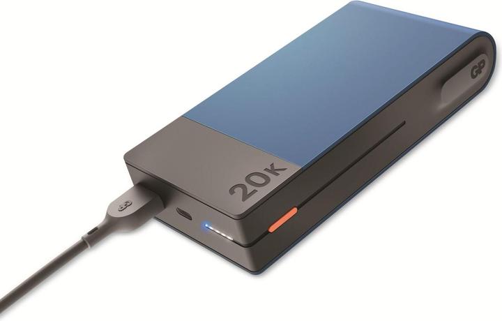 Produktbild GP Batteries GP PowerBank MP20B 20000mAh USB-C/USB-A blau 130M20BBLUE (20000 mAh, 22.50 W, 74 Wh)