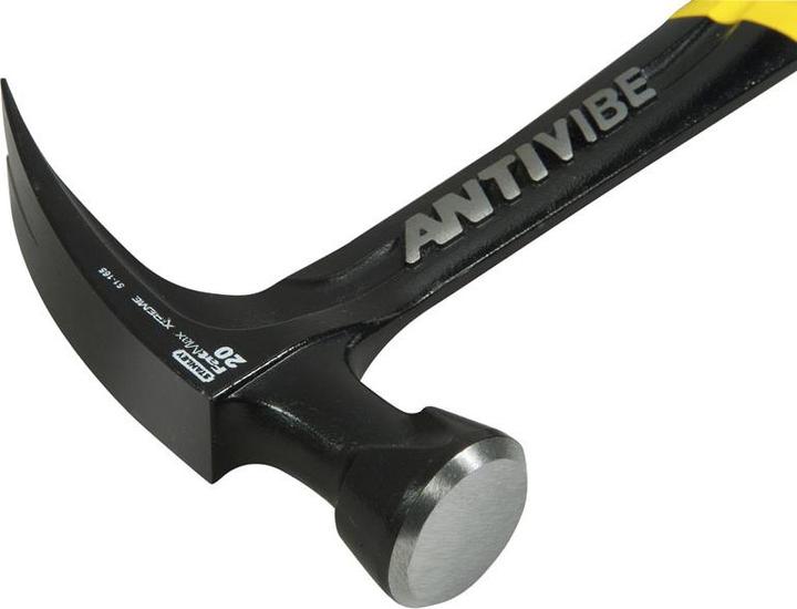 Produktbild Stanley FatMax Antivibe flache Klauenhammer (567 g Kopfgewicht, 340 mm Länge, weicher Handgriff, Sti (798 g)