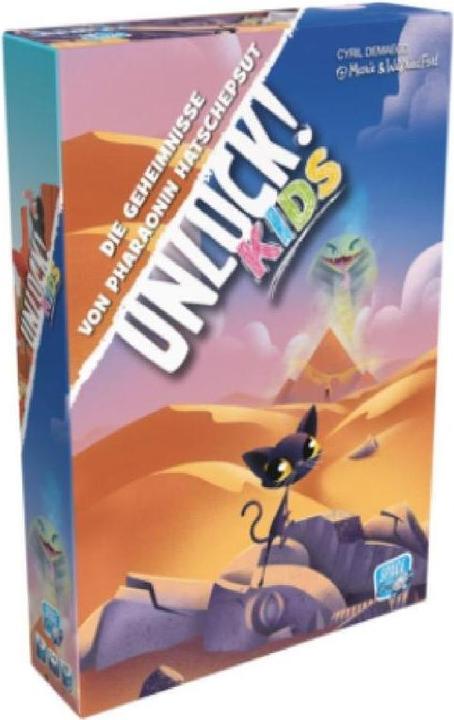 Actual product image Asmodée SCOD0115 - Unlock! Kids: The Secrets of Pharaoh Hatshepsut, puzzle game, for 1-4 players, 6+. (German)
