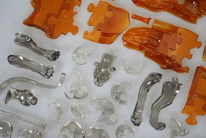 Produktbild HCM Kinzel Pz. 3D Crystal Schwarzer Panther 39T (39 Teile)