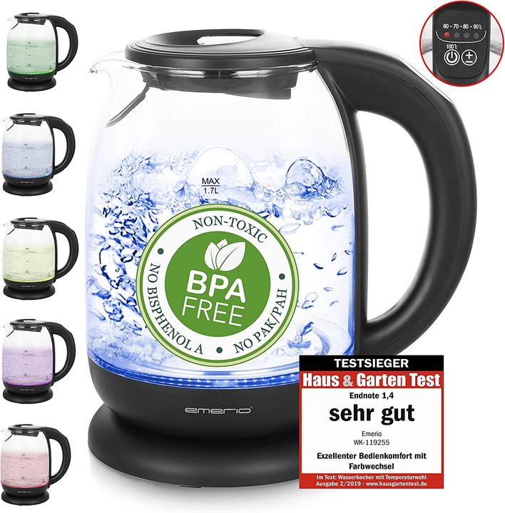 Produktbild Emerio WK 119255 Wasserkocher (1.70 l)