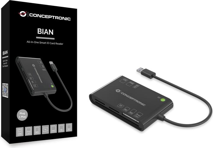 Actual product image Conceptronic Smart ID Card Reader All-In-One (USB 2.0)