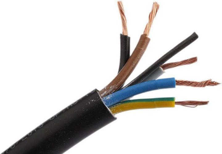 Produktbild Rs Pro H05VV-F 3185Y 5 Core 0.75mm Black Cable (0.29 m)