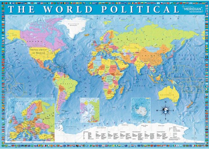 Produktbild Trefl Puzzle Politische Weltkarte 2000 Teile (2000 Teile)