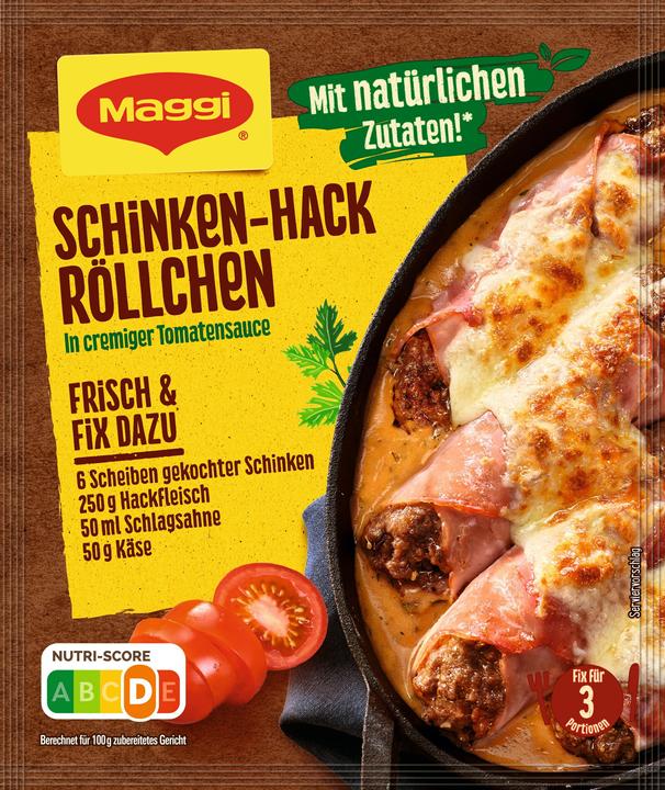 Produktbild Maggi FIX Schinken Hack Röllchen (30 g)