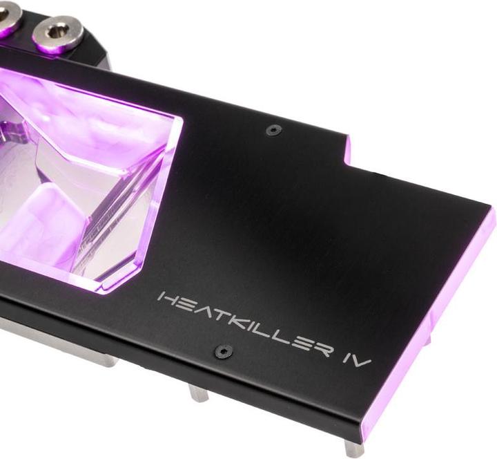 Actual product image Watercool Heatkiller IV for Radeon RX 5700 / XT, RGB - Acrylic + Nickel