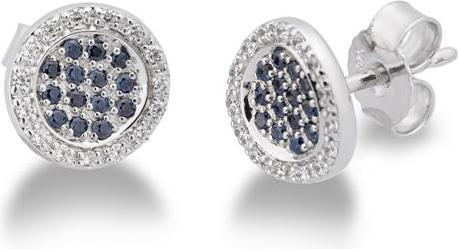 Breuning OHRSCHMUCK - E. SAFIR 1. Qualität /Brill. 0,15 Ct. H/si (585, - Gold)