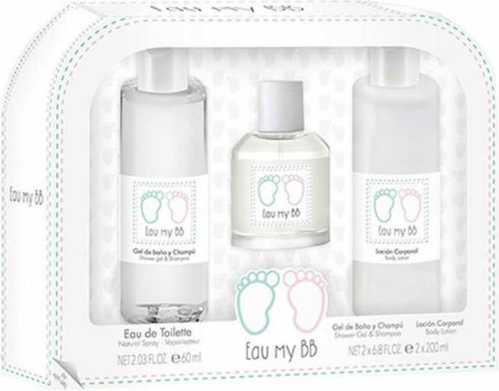 Produktbild Eau My Bb Eau de Toilette Set 60ml, Bath Gel and Shampoo 200ml, and Moisturizing Lotion 200ml (Körperpflegeset, Parfum set)