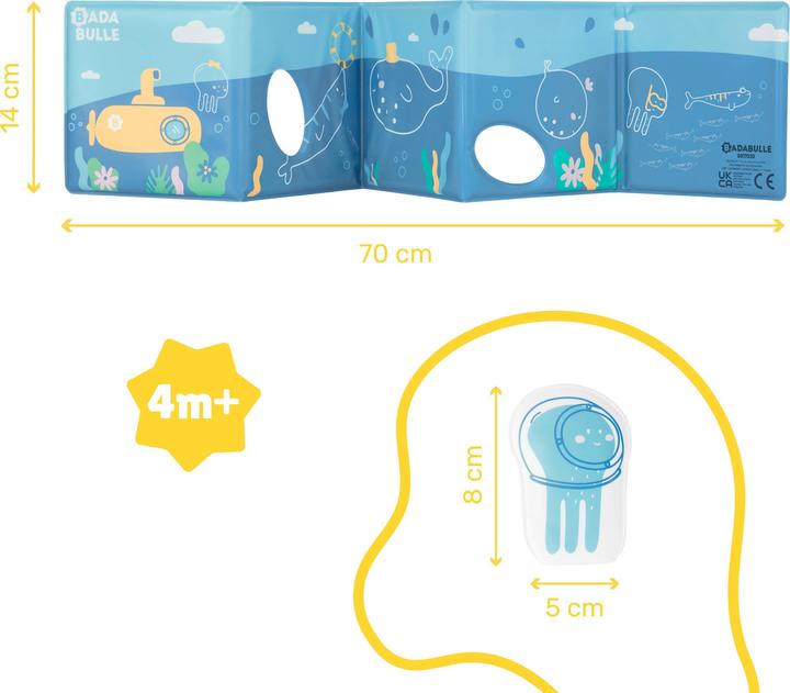 Produktbild Badabulle Badebuch mit Krake-Fingerhut