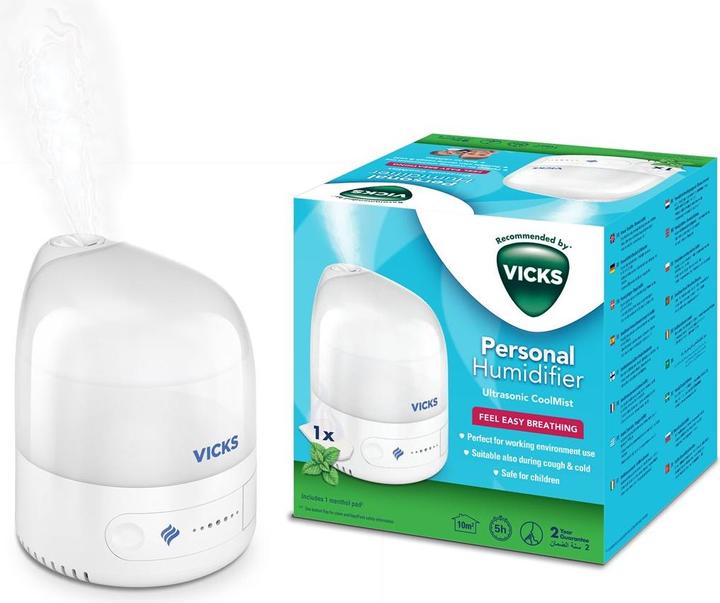 Image du produit Vicks Kaltluft Ultraschall-Luftbefeuchter VUL510E4 (10 m²)