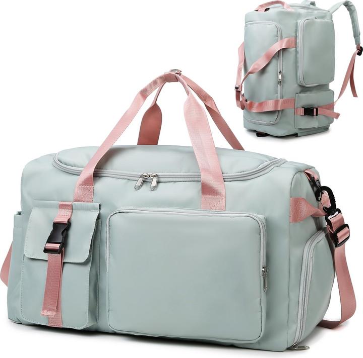 Produktbild Only-Bags.Store Sporttasche Reisetasche mit Schuhfach Nassfach Wasserdichte Trainingstasche Reiseseesack mit (42 l)