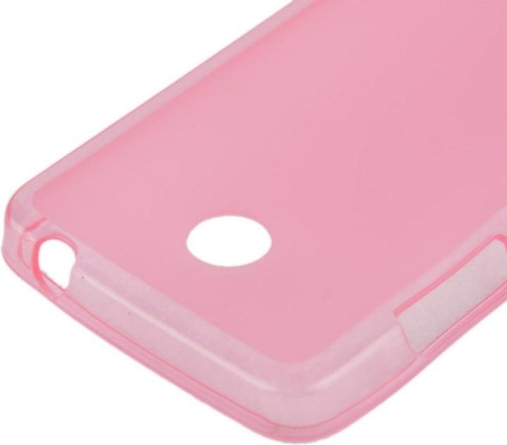 Actual product image König Design Mobile Phone Cover Translucent TPU Case for Nokia Lumia 630 / 635 Pink (Nokia Lumia 630)