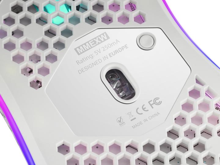 Produktbild Mars Gaming Souris Filaire Gamer Mmex RGB (Blanc) (Kabelgebunden)