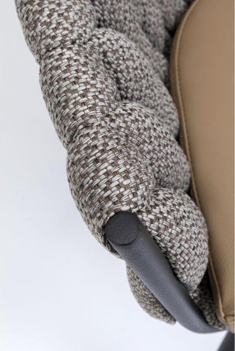 Actual product image Kare Design Armlehnstuhl Knot Tweed