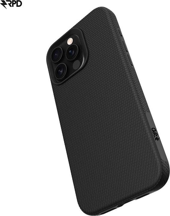Immagine prodotto RPD iPhone 16 Pro - Custodia Rugged Armor per esterni con MagSafe, nera (Apple iPhone 16 Pro)