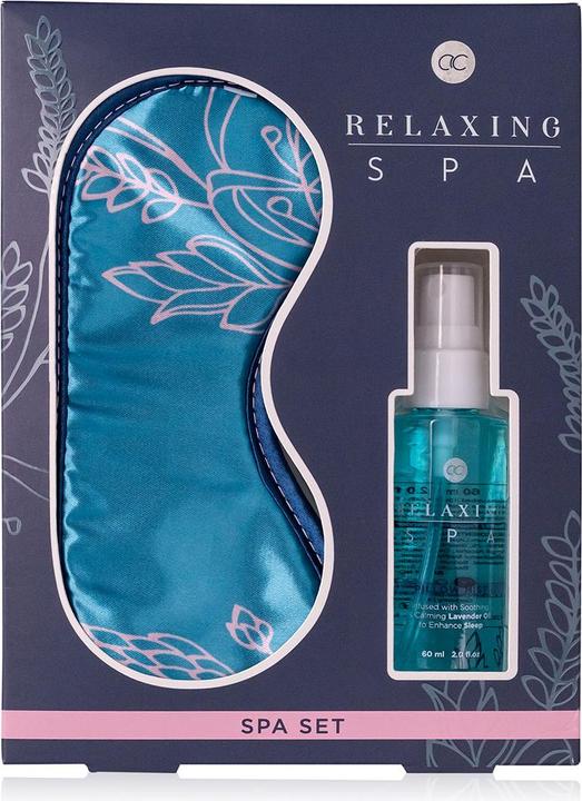 Immagine prodotto Accentra Set benessere RELAXING SPA in confezione regalo, comprensivo di spray per cuscini da 60 ml (Set per la cura dei capelli)