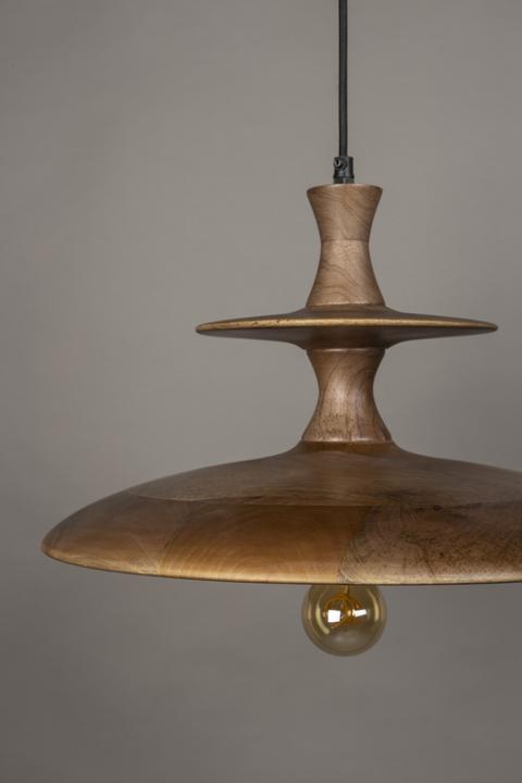 Image du produit Dutchbone Suspension Lampe Cath L Walnut (E27)