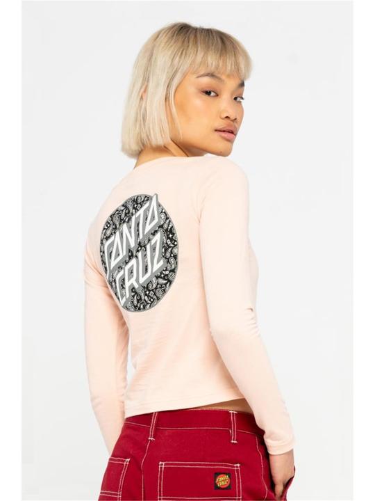 Actual product image Santa Cruz Screaming Paisley Dot Longsleeve (M)