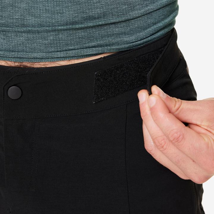 Produktbild Rockrider Radhose MTB Sommer All Mountain leicht und atmungsaktiv Damen/Herren schwarz (L)