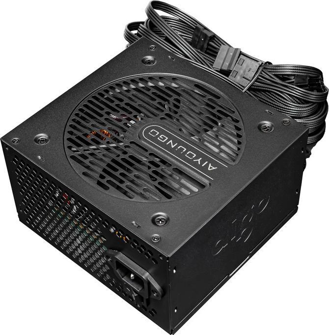Actual product image Aigo Computer Power Supply AT750 (black) (750 W)