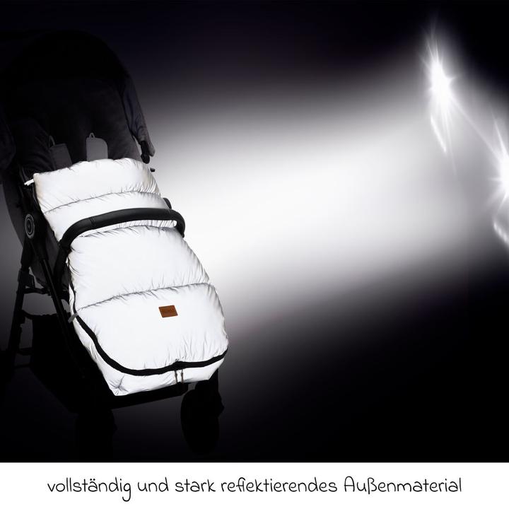 Produktbild Fillikid Fusssäcke für Kinderwagen & Buggys Fleece-Fusssack Kinley Reflect mit reflektierendem