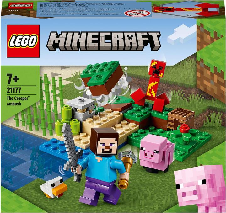 Produktbild LEGO Der Hinterhalt des Creeper (21177, LEGO Minecraft)