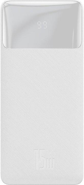 Image du produit Baseus Banque d'alimentation Bipow 20000mAh, 15W (blanc) (20000 mAh, 15 W, 74 Wh)