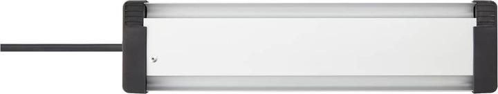 Actual product image Sygonix SY-5145336 Desktop socket outlet Black, silver Earth contact 1 pc. (4 x, CEE 7/3, 1.50 m)