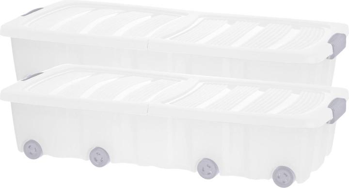 Produktbild Storage Solutions 2er-Set Unterbett-Box mit Rollen
