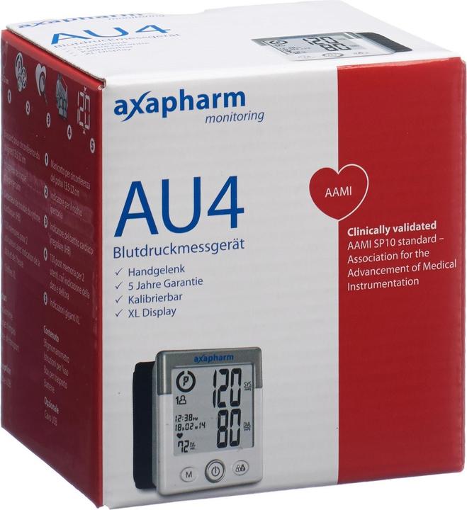 Axapharm AU4 Blutdruckmesser Handgelenk (Blutdruckmessgerät Handgelenk)