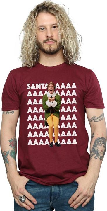 Immagine prodotto Elf Buddy Santa Scream Maglietta Uomo (M)