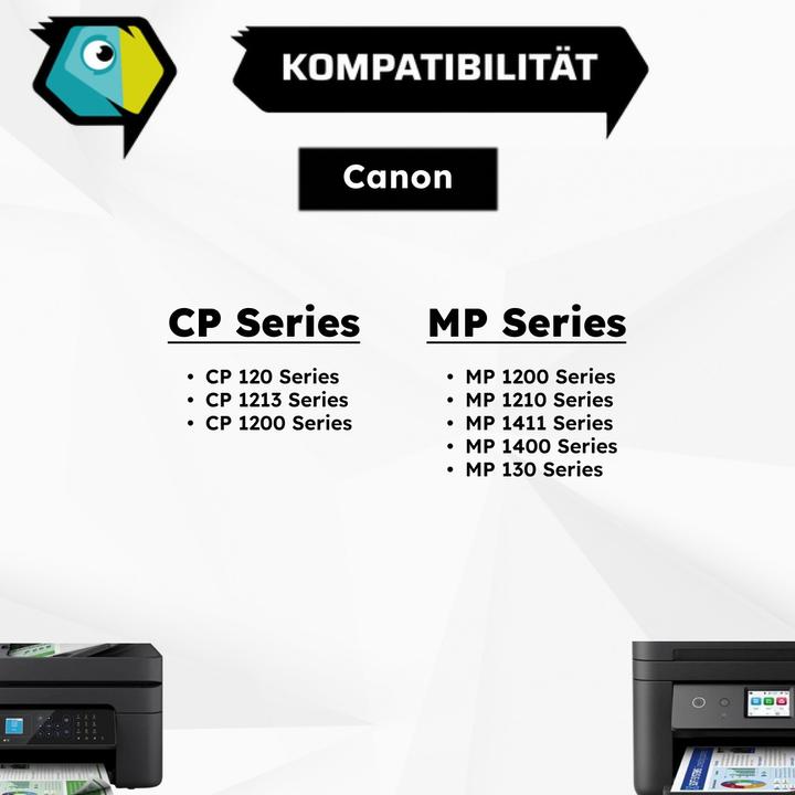 Actual product image Inkadoo Farbband Kompatibel mit Canon MP 1210 Series (FC)