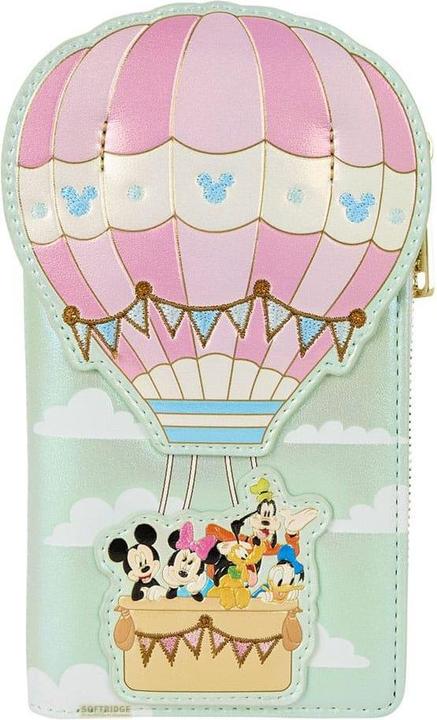 Actual product image Loungefly Disney by Wallet Mickey & Friends Hot Air Ballon