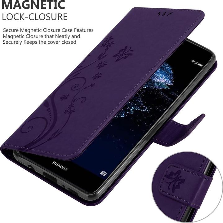 Image du produit Cadorabo Couverture du livre de fleurs (Huawei P10 Lite)