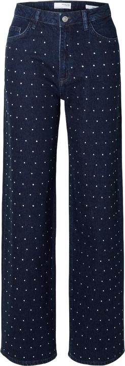 Selected Femme Strass Wide Fit Jeans (W32/L32)