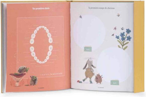 Produktbild Moulin Roty Geburtsbuch Trois Petits Lapins 80 Seiten (Französisch)