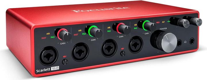 Actual product image Focusrite Scarlett 18i8 3rd gene (USB)