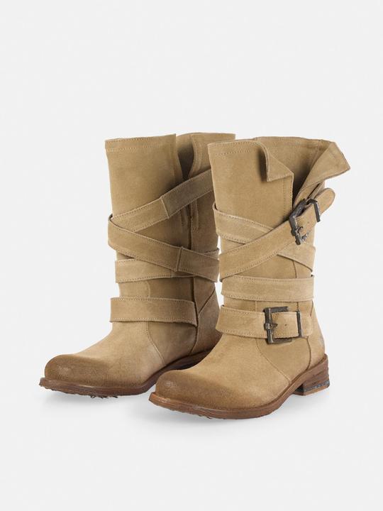 Produktbild Felmini GREDO 8562 Biker Boots mit zwei dekorativen Schnallen. Eine Verschmelzung von robustem Stil und urba (40)