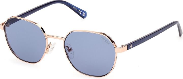 Immagine prodotto Guess Occhiali da Sole Metallo Oro Blu Rotondo