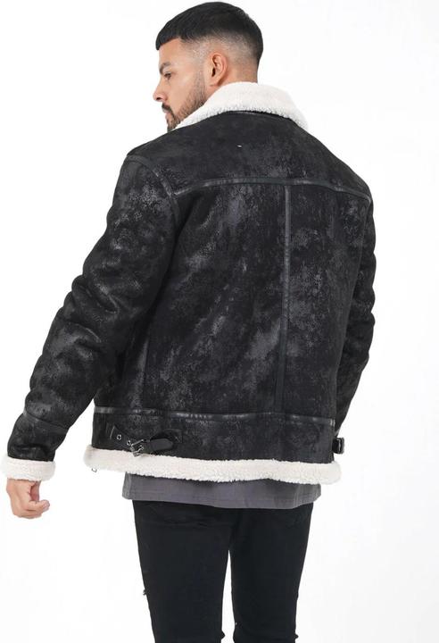 Actual product image Sixth June reversible faux sheepskin leather calf ixth june (S)