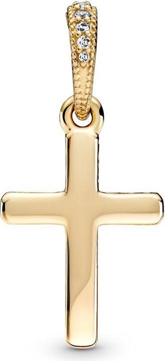 Pandora Anhänger Funkelndes Kreuz (Gold 14 Karat)