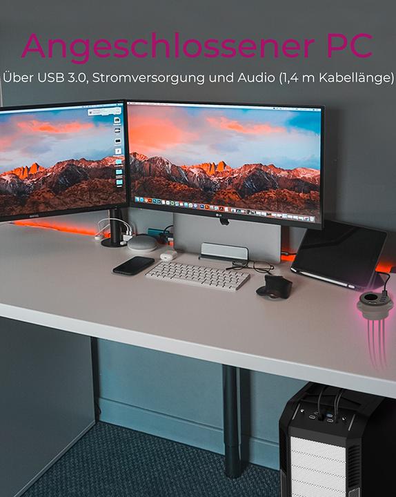 Actual product image Icy Box IB-HUB1430 (USB-A, 4 Ports)